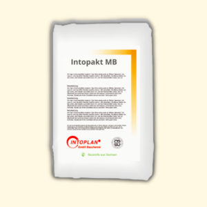 Mittelbettmörtel kaufen - Hol dir Intopakt MB von Intoplan, den flexiblen Trass-Mittelbettmörtel mit hohem Trassanteil – C 2 E nach EN 12004 S1.