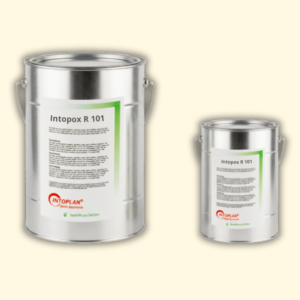 Estrich Injektionsharz Intopox R 101 von Intoplan - zum Verfüllen von Rissen und Fugen in Beton und Gestein aus 2-Komp.-Reaktionskunststoff