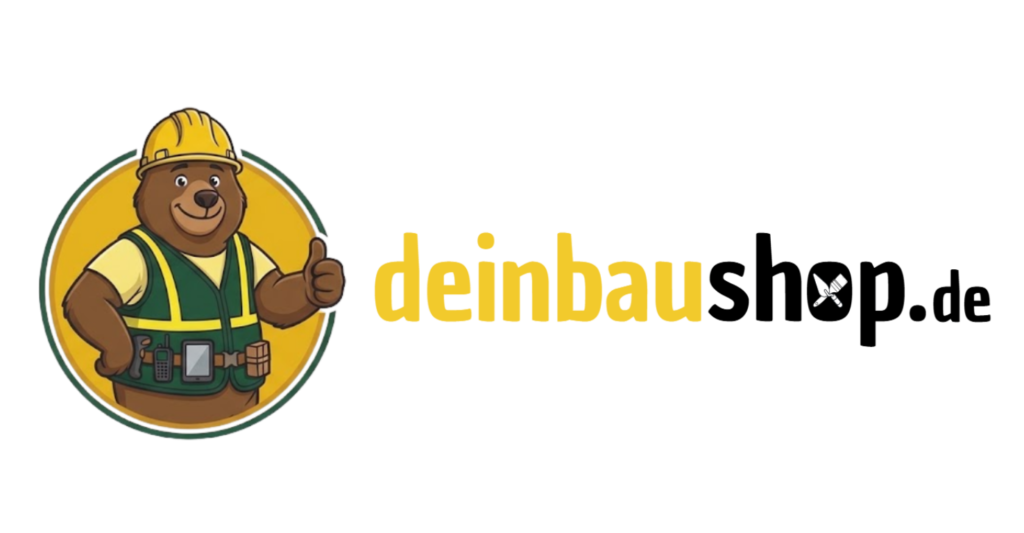 Bär mit Schriftzug deinbaushop.de