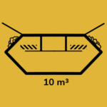 Container 10 m³ (mit Deckel) – für mittlere Bauprojekte
