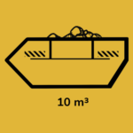 Container 10 m³ (offen) – für mittlere Bauprojekte