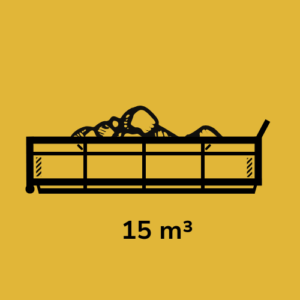 Container 15 m³ – für große Baustellen