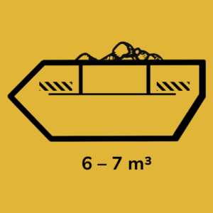 Container bis 7 m³ (offen) – für Bauschutt & Renovierung